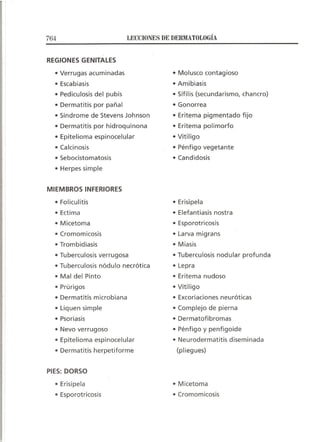 Lecciones de Dermatología