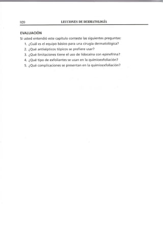 Lecciones de Dermatología