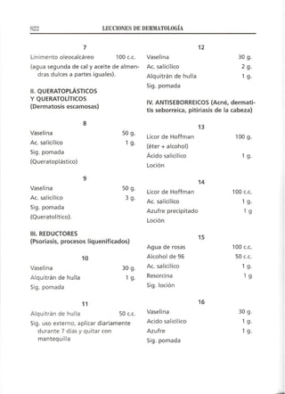 Lecciones de Dermatología