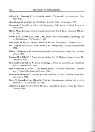 Lecciones de Dermatología