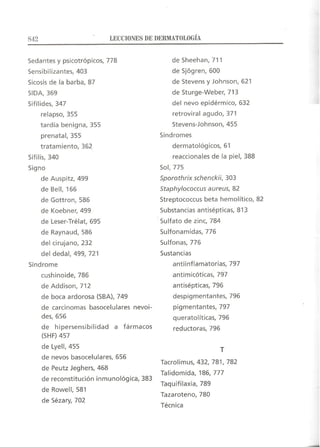 Lecciones de Dermatología