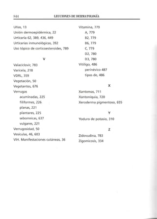 Lecciones de Dermatología