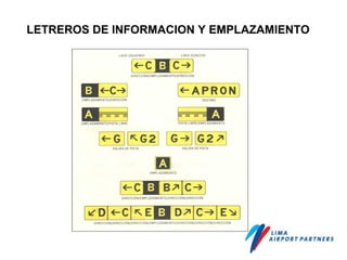 LETREROS DE INFORMACION Y EMPLAZAMIENTO
 
