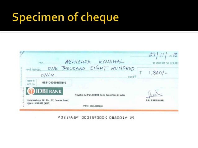 Lec Crossing Of Cheques