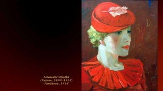 Alexander Deineka
(Russian, 1899-1969)
Parisienne, 1935
 