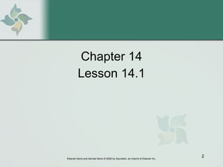 Chapter 14 Lesson 14.1 