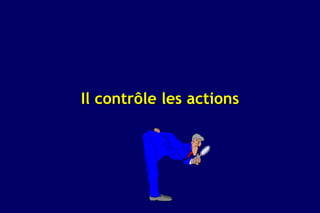 Il contrôle les actions
 