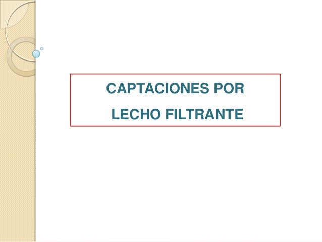 Separación por capa filtrante