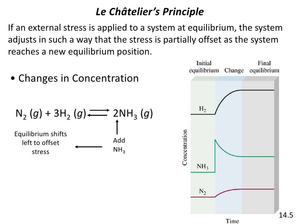 Le Chatelier s Principle Worksheet