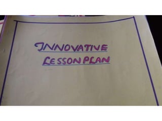 innovative lessonplan