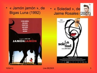 Le cinéma espagnol et son public français. | PPT
