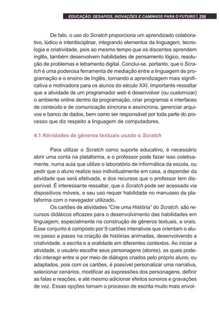 Professor Sratch Lecionando Inglês com o Scratch: uma mediação da linguagem de ...