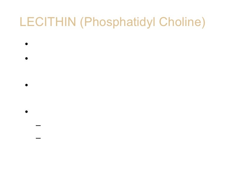 Lecithin