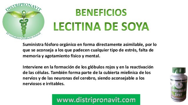 Propiedades de la lecitina de soya para adelgazar