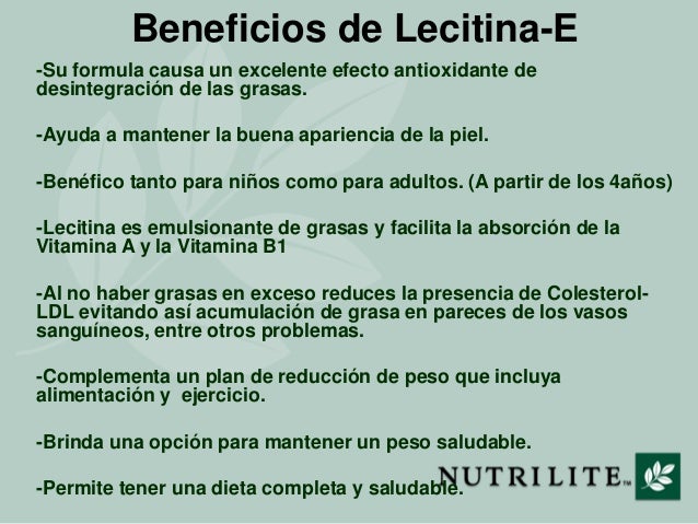 Lecitina-E de nutrilite Lecitina-E de nutrilite