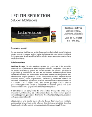 Lecitin reduction