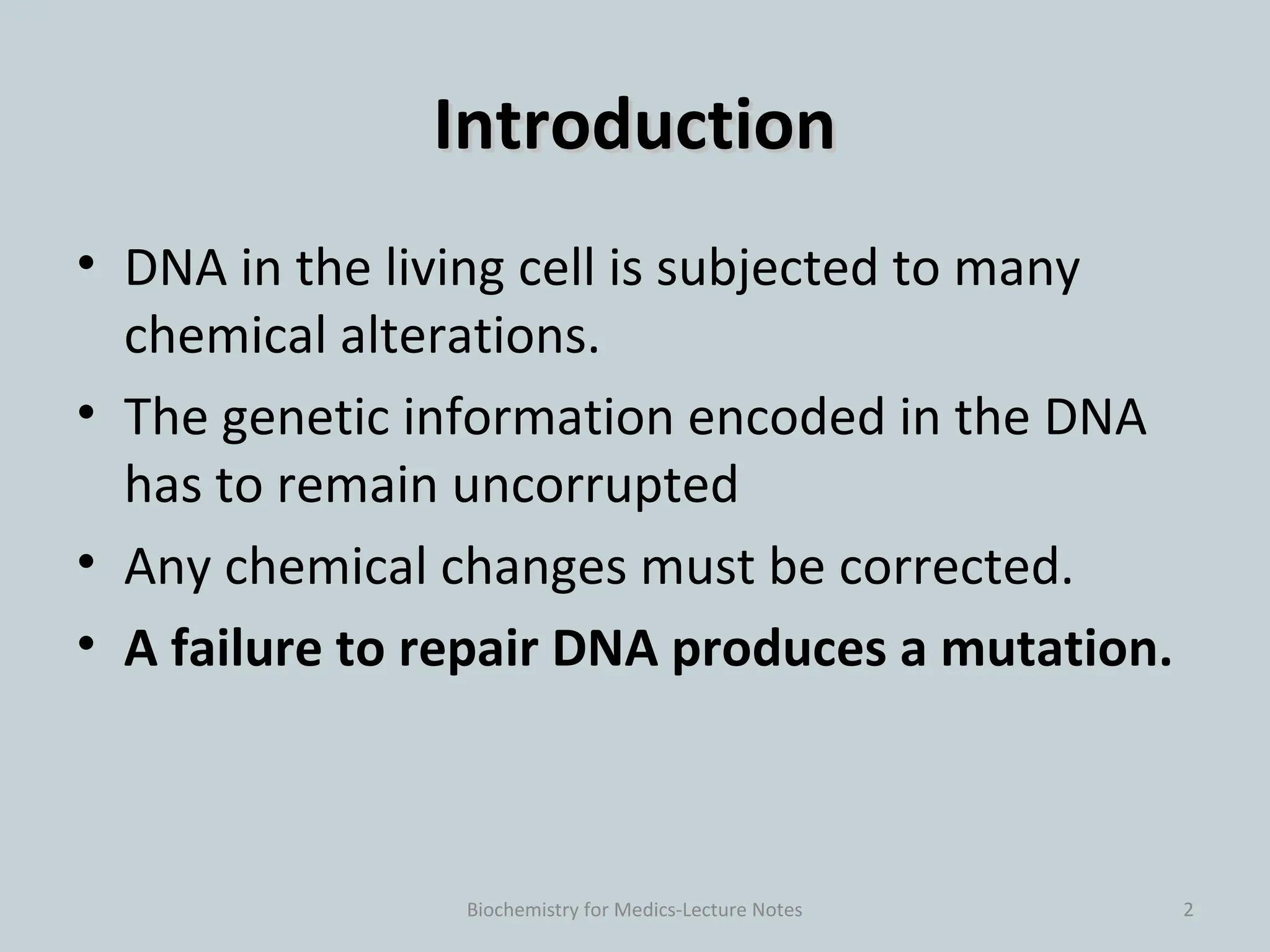 DNA damage and Repair mechanism and types | PDF