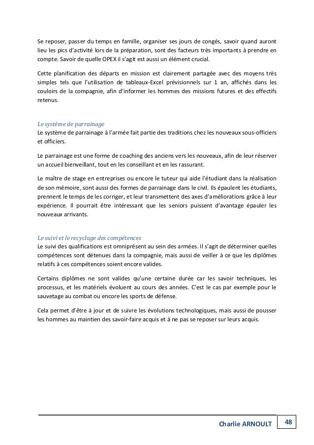 Le Commandement Militaire Est Il Un Exemple De Management Pour Les En