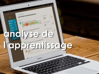 analyse de
l’apprentissage
 