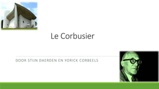 Le corbusier | PPTX