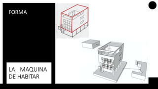 LA MAQUINA
DE HABITAR
FORMA
 