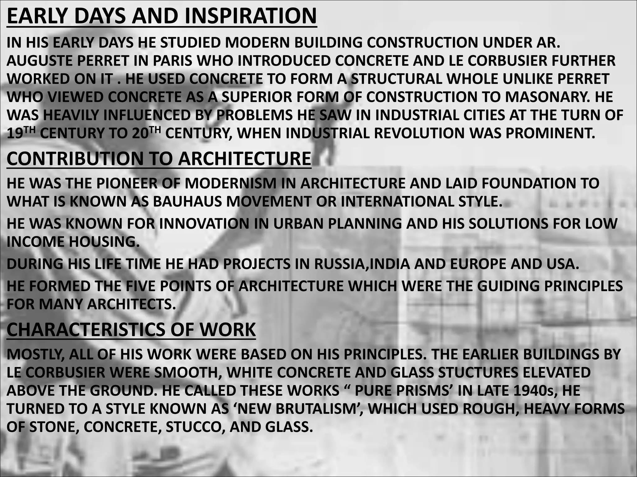 Le corbusier (1) | PPTX