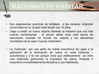 Le Corbusier ubica la casa en un lugar el que permite que sea recorrida exteriormente por sus cuatro lados, lo que involucra un tiempo en el que se lleva todo a cabo. La escala de la casa en relación al espacio en el que implanta, es pequeña si tomamos en cuenta como dicho espacio  el que se encuentra entre las arboledas y mas hacia el lado en que se abre casi infinitamente Arboleda y Terreno: