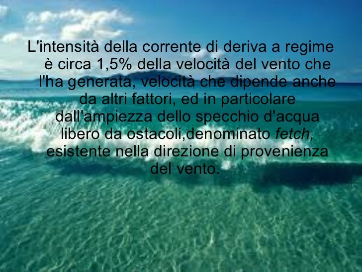 Le Correnti Di Deriva