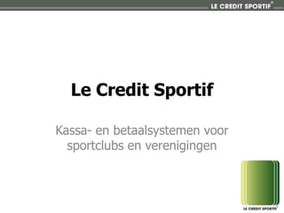 Le Credit Sportif