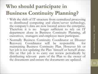 Client Continuity Introduction of Business Continuity Pocesss.ppt
