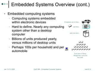 Embedded Computer Examples Class 6 Lect-01.ppt embedded systems chapter01 ppts | PPT