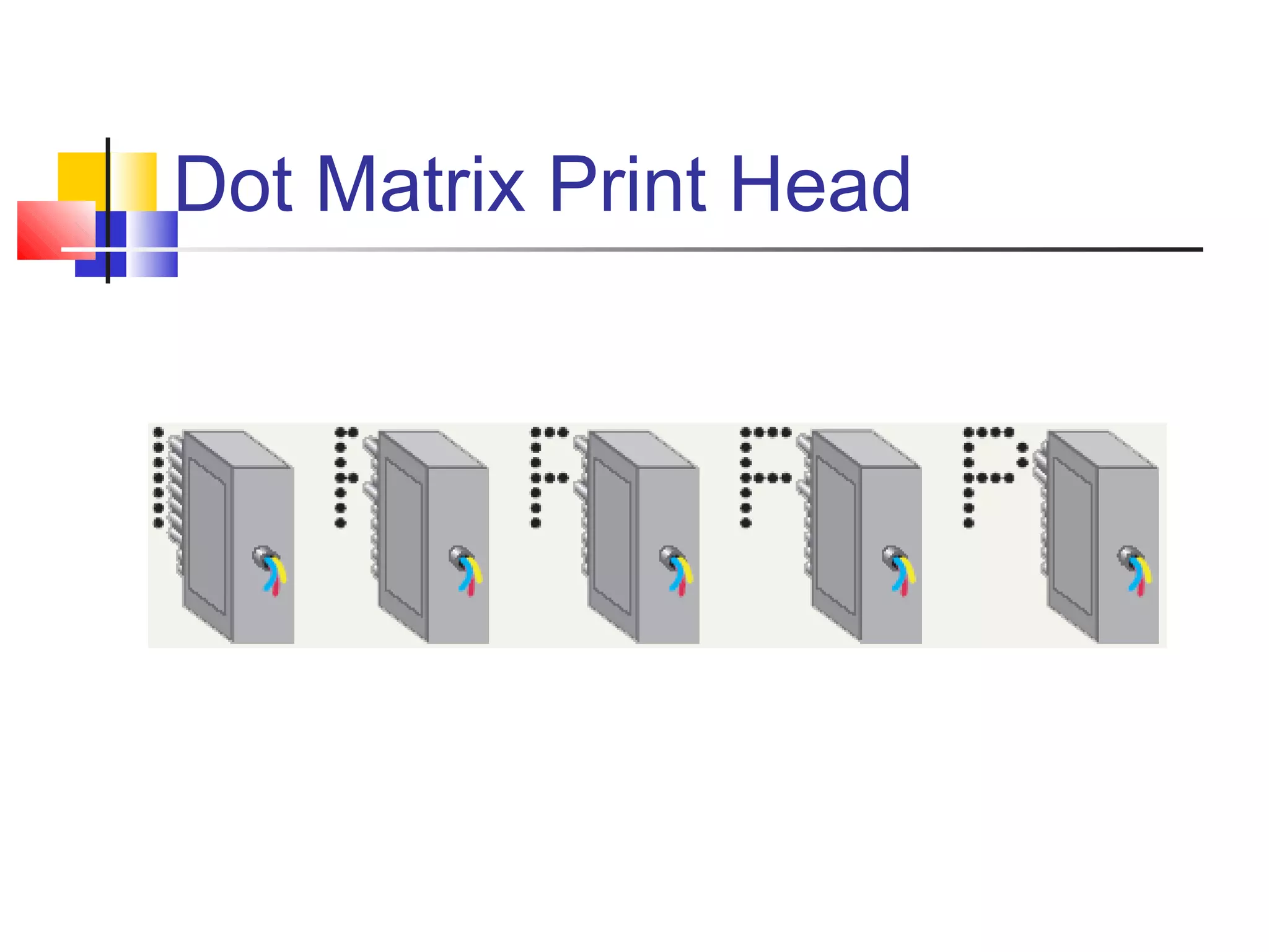 Dot Matrix Print Head
 