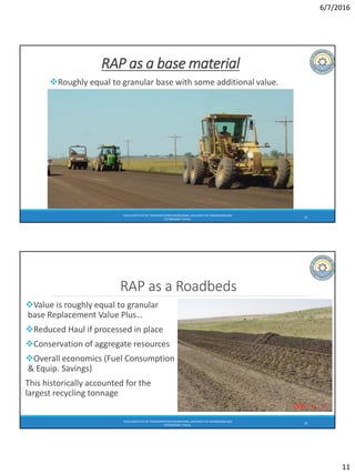 asphalt Pavement rehabilitation through recycling | PDF