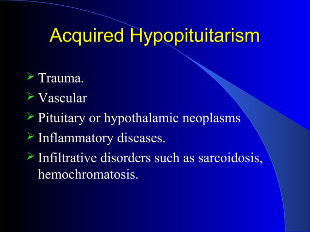 Lect 1-pituitary insufficiency | PPT