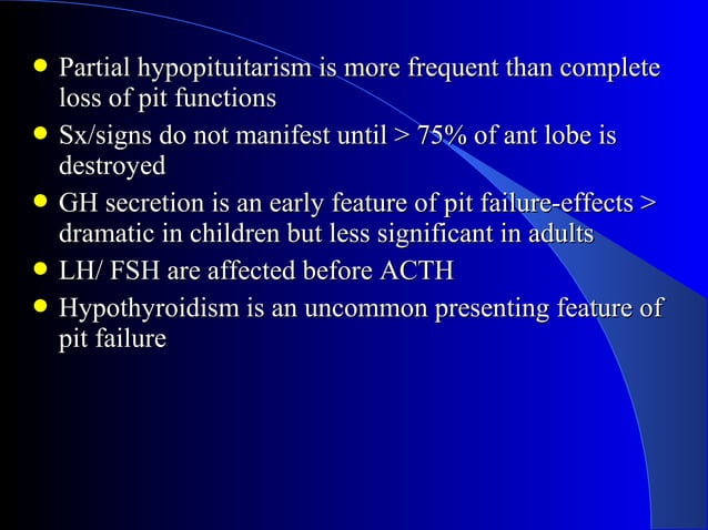 Lect 1-pituitary insufficiency | PPT