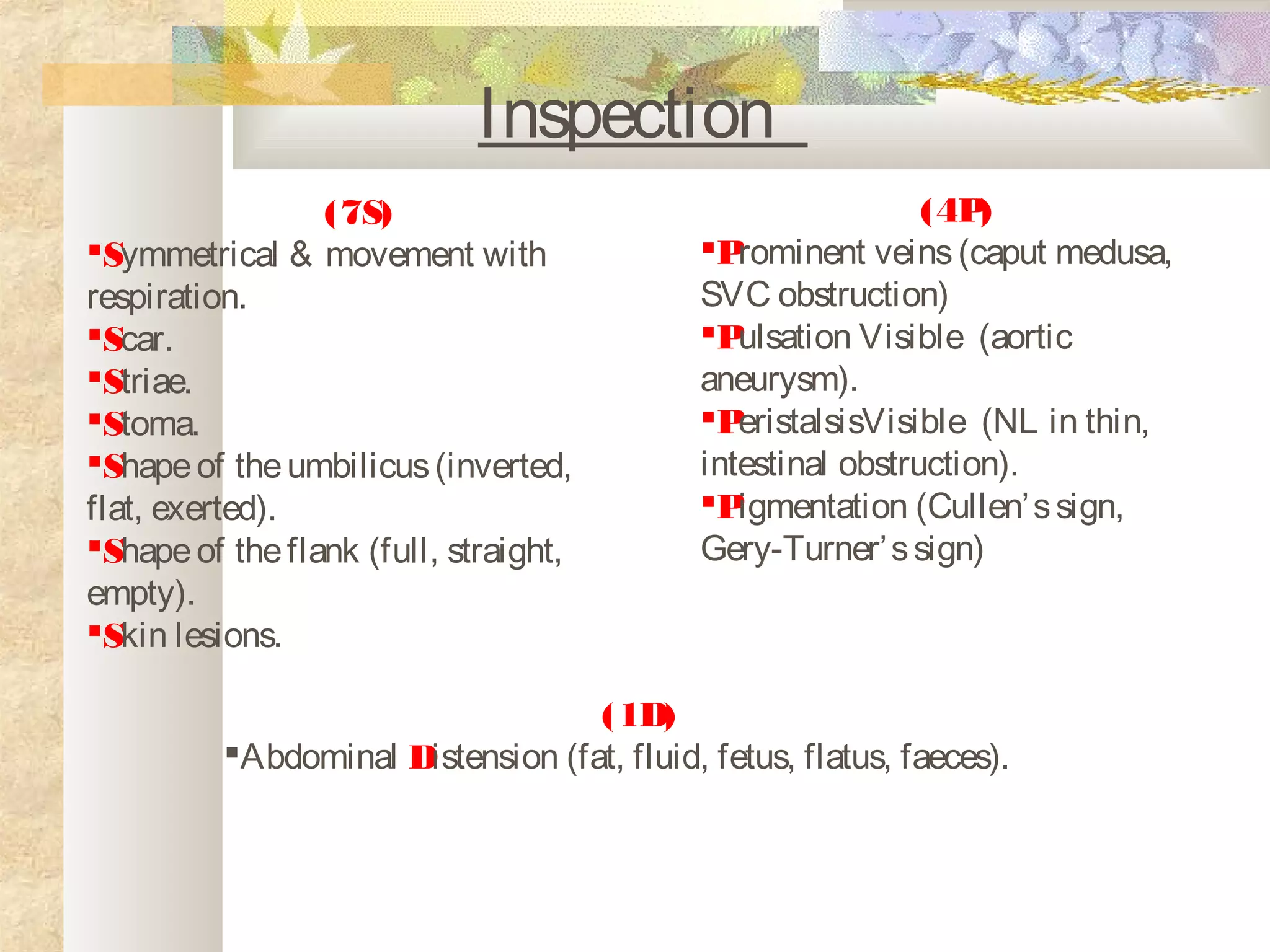 Stoma Inversion abdominal assessment | PPT