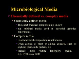 Lect. 3 (microbial nutrition and cultivation) | PPT