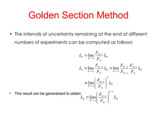 Golden Section Method in optimazation.ppt