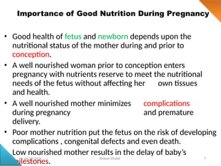 Comprehensive Guide to Maternal Nutrition During Pregnancy and ...