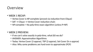 Recap Algorithm Lect-2-Approximation-Algorithms-19022026-082355am.pptx