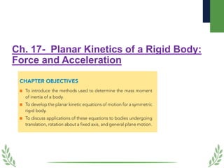 Lecture five rigid dynamics msa university | PDF