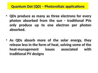 Qd Applications Lect.2 -Nanomaterials classification and description. ppt | PPTX