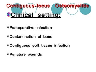 Contiguous Wound Osteomyelitis | PPT