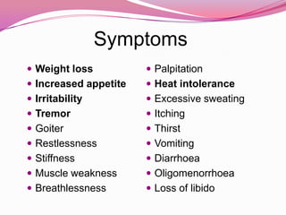 Graves' diseaseMorphology:Grossly : the thyroid gland is diffusely enlarged because of the presence of diffuse hypertrophy and hyperplasia of thyroid follicular epithelial cells 