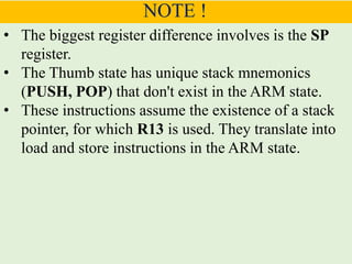 Lect 3 ARM PROCESSOR ARCHITECTURE | PPSX