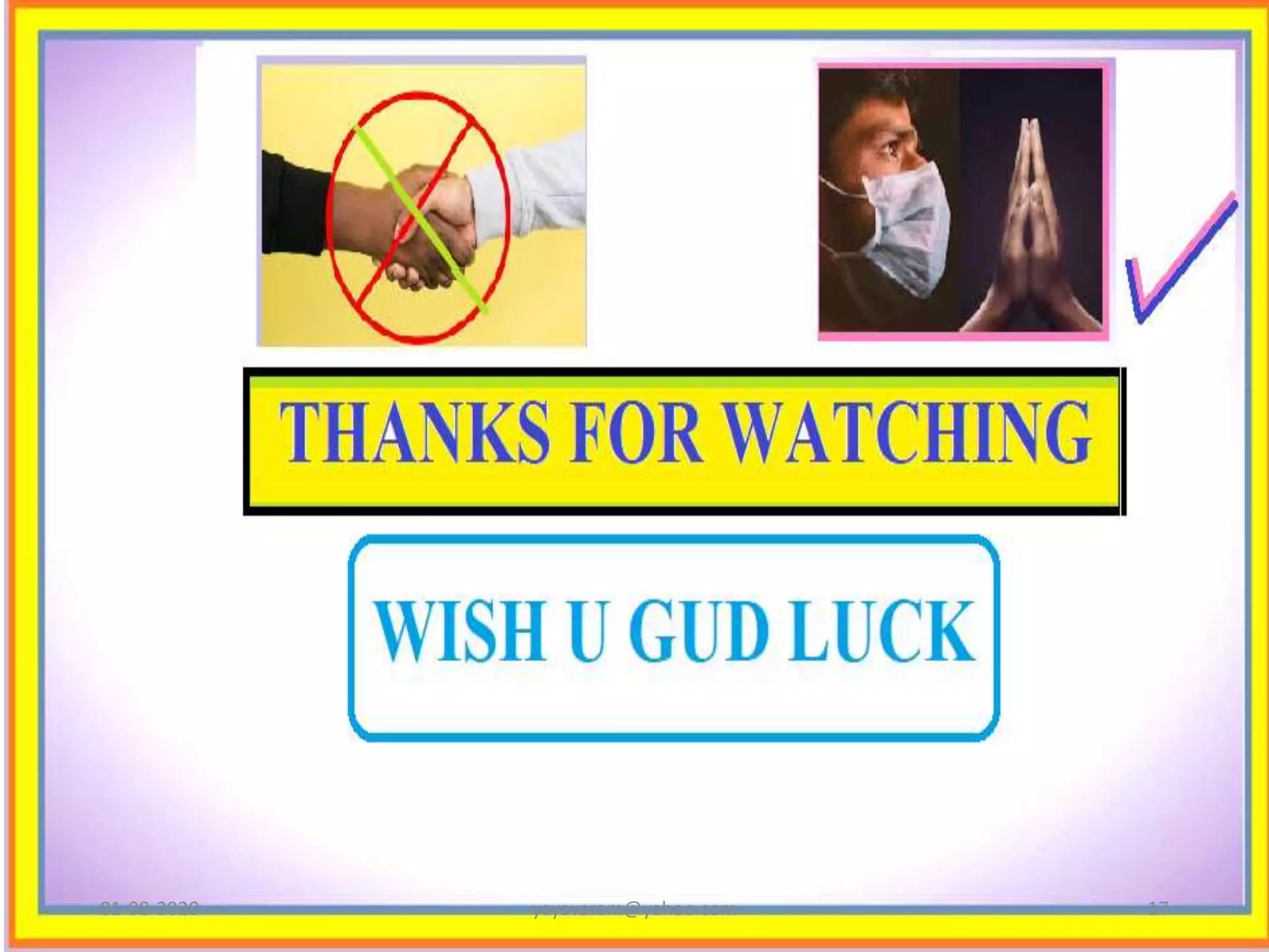 01-08-2020 yayavaram@yahoo.com 17 