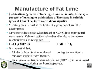 Lect- 4 Introdution to Properties and Manufacturing of Lime_ Fall2020 ...