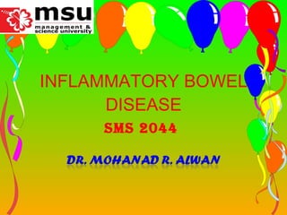INFLAMMATORY BOWEL DISEASE SMS 2044 