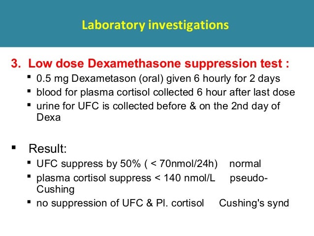 Dexamethasone Suppression Test Interpretation