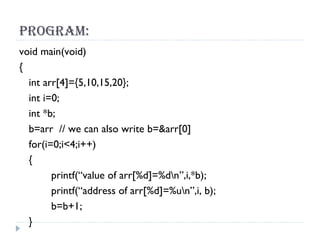 Lect 9(pointers) Zaheer Abbas | PPT